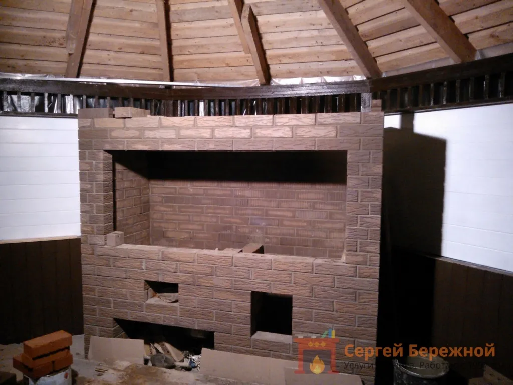 Уличный барбекю №5 «Дарна» угловой Фото Уличный барбекю №5 «Дарна» угловой