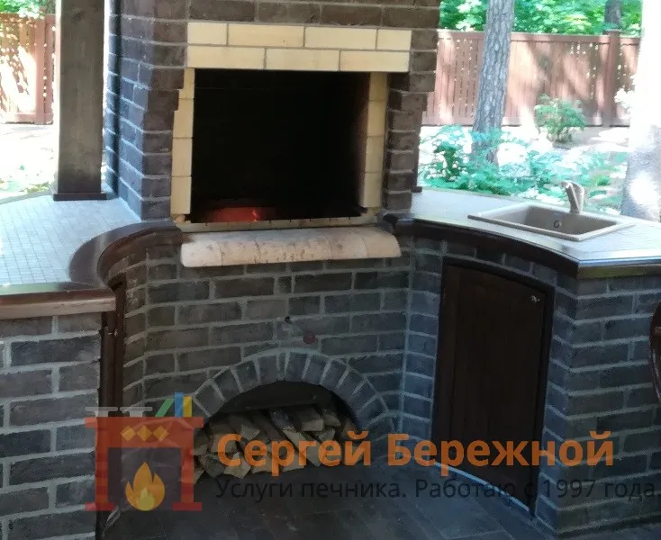 Фото уличный барбекю №14 «Кратово»