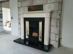 Монтаж каминной топки №8