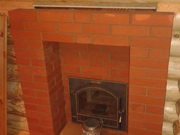 Монтаж банной топки №4