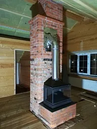 Монтаж каминной топки №5