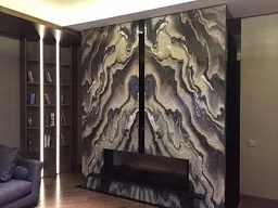 Монтаж каминной топки №3