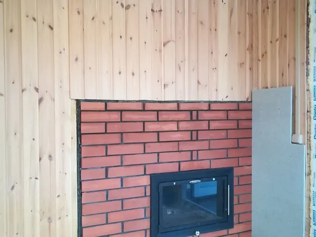 Монтаж банной топки №3