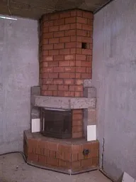 Монтаж каминной топки №4