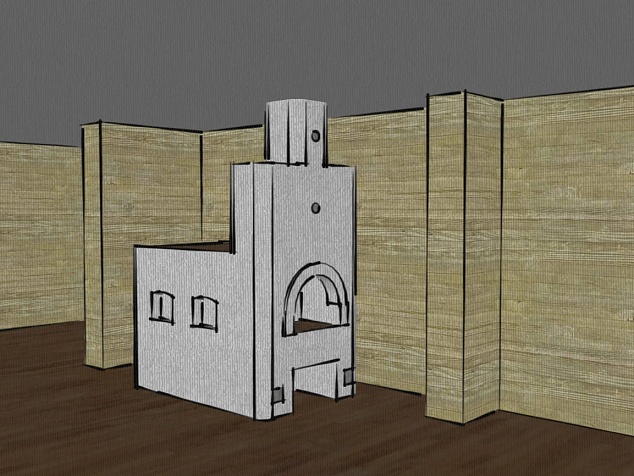 Русская печь №5 с нижним прогревом