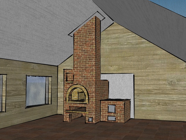 Кирпичный комплекс барбекю «Наро-Фоминск»