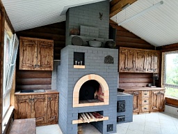 Фото Садовый барбекю комплекс с грилем и мангалом объект в Можайске