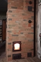 Печь из кирпича отопительная №4