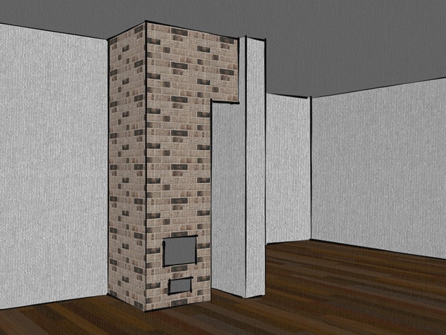 Печь отопительно-варочная №6